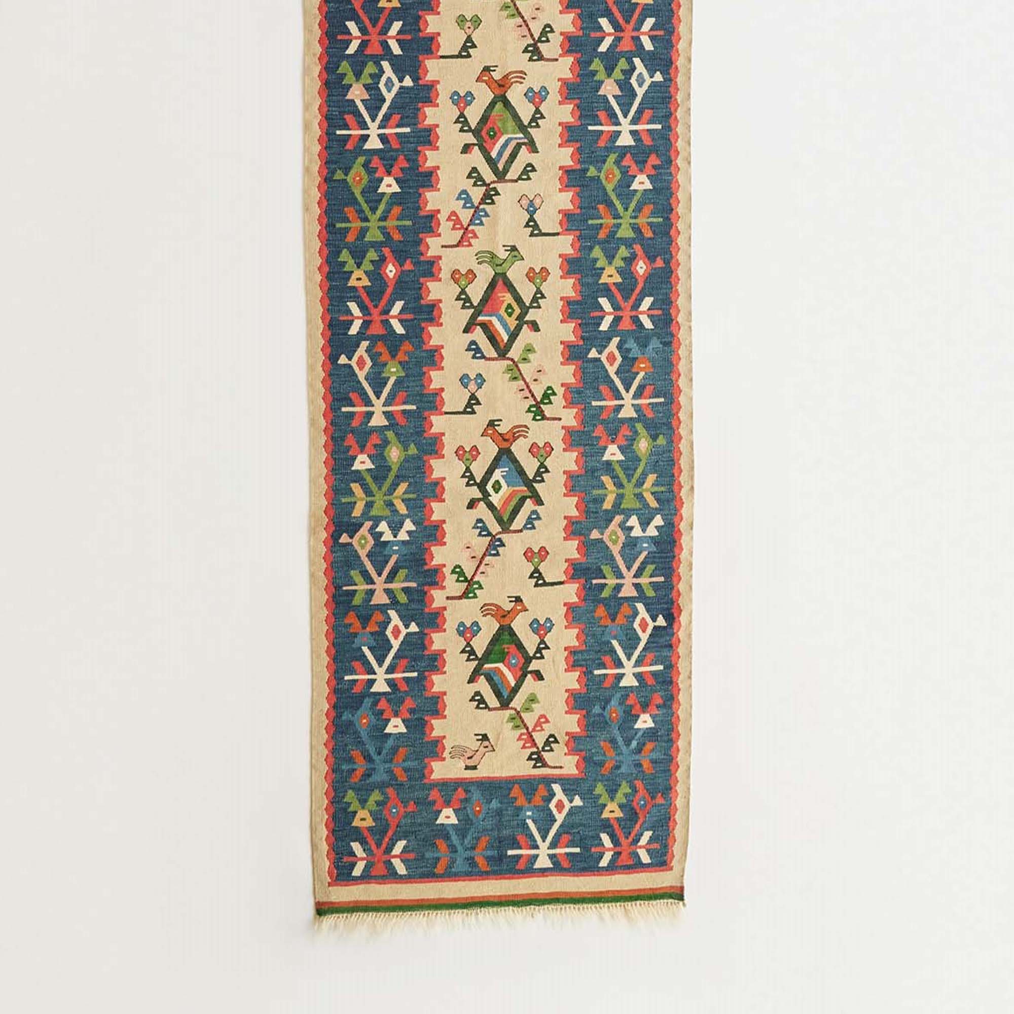 クリアランスセール】キリム 126cm×156cm No. 3104 キリム(64x90cm