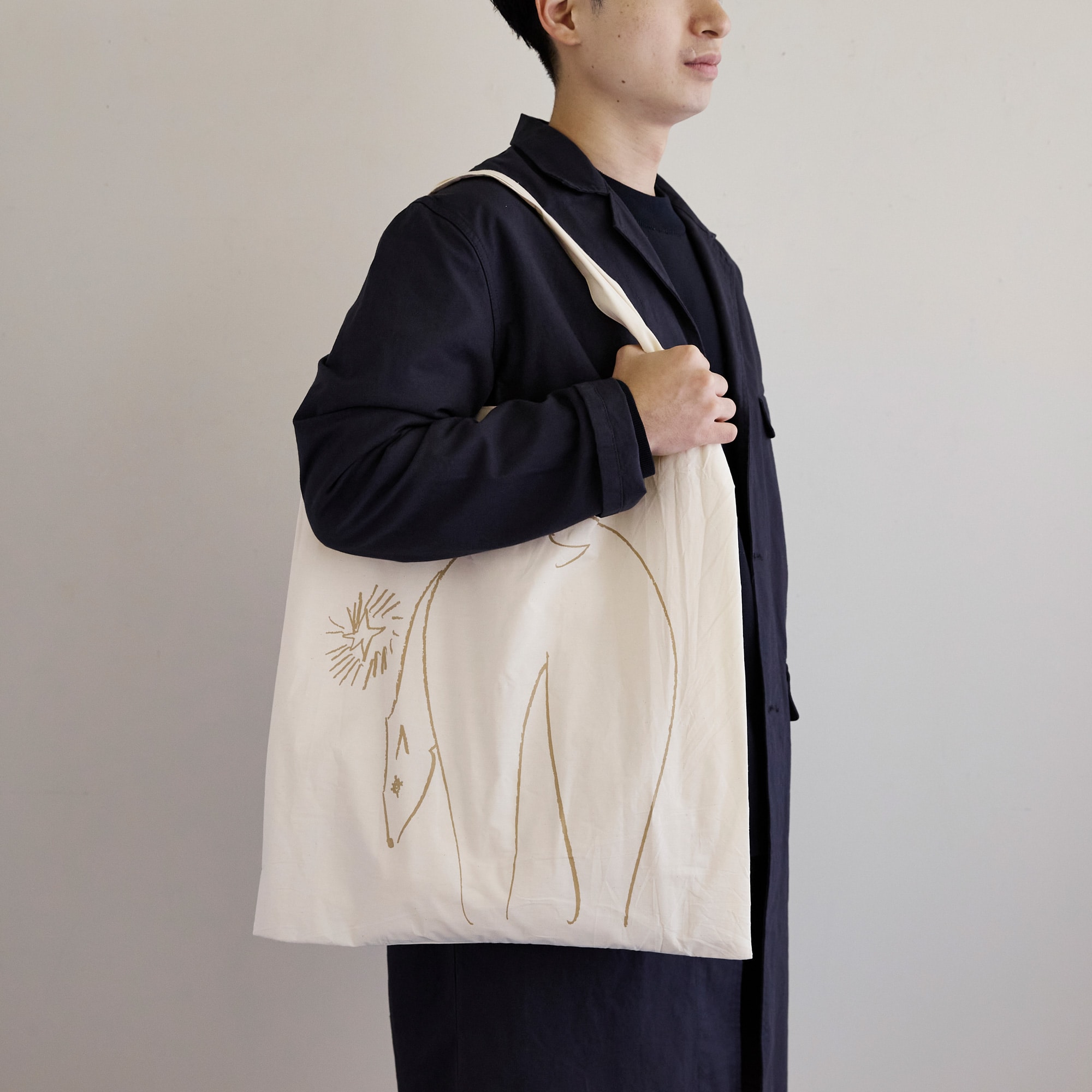 IDEE SHOP Online 【数量限定】IDEE オリジナル 山口一郎マルシェバッグ どうぶつ ファッション