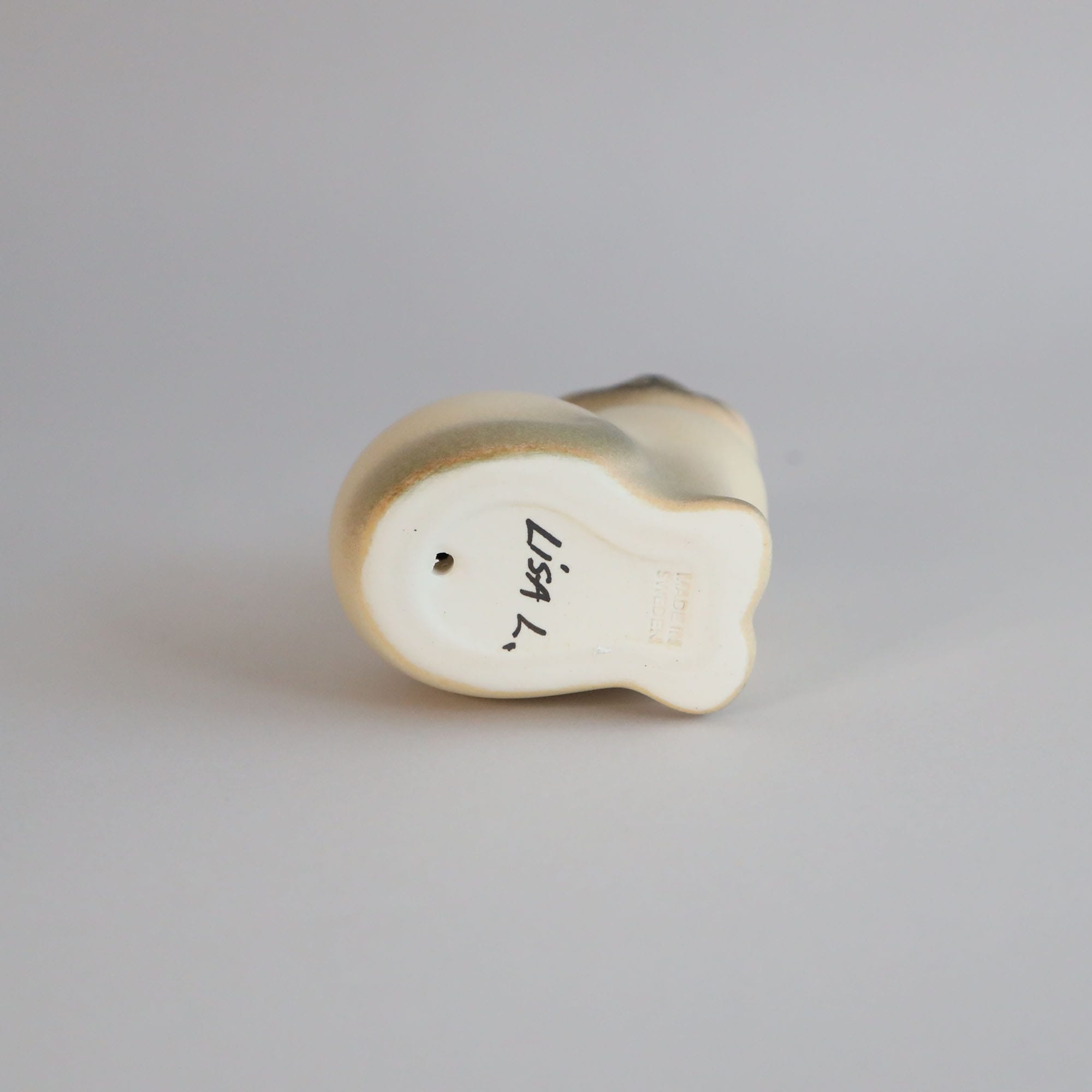 定番品】Lisa Larson Cat MANS Mini White Grey｜陶芸・ガラス