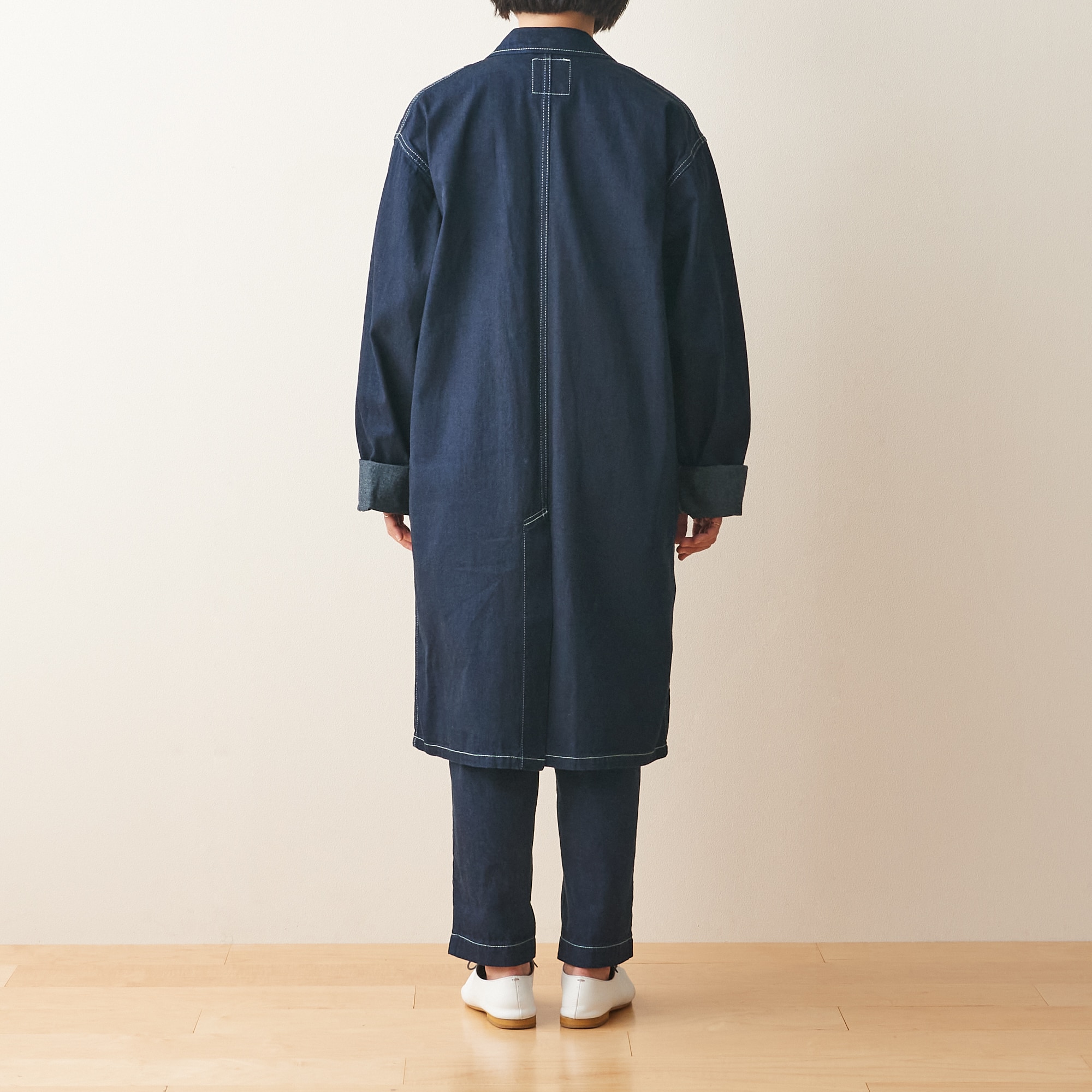 ☆POOL いろいろの服 ジャパンデニムアトリエコート 【COAT COLLECTION 