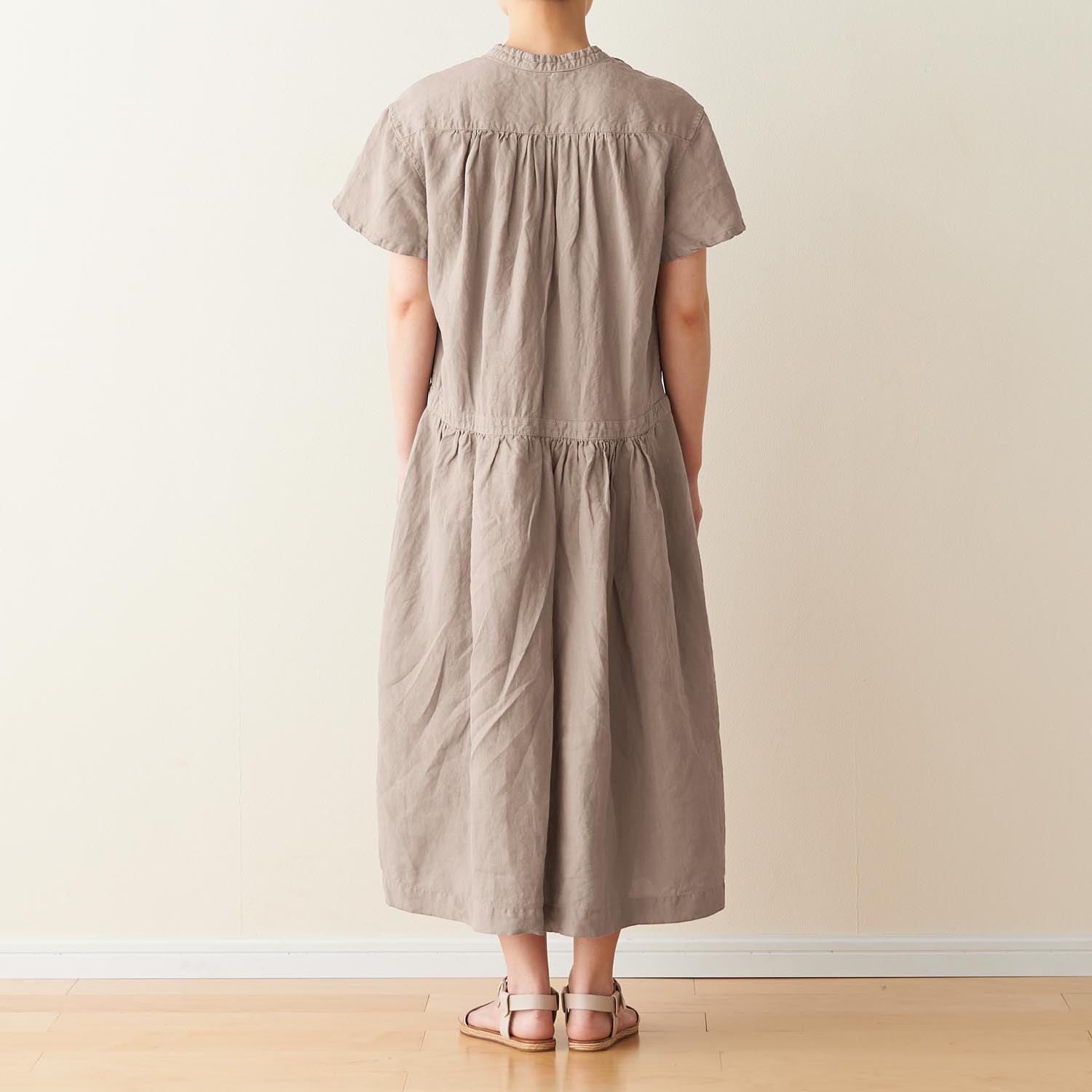 Idee Shop Online Archive Pool いろいろの服 プチスリーブワンピース ブラウン ファッション Idee Shop Online Archive Pool いろいろの服 プチスリーブワンピース ブラウン ファッション