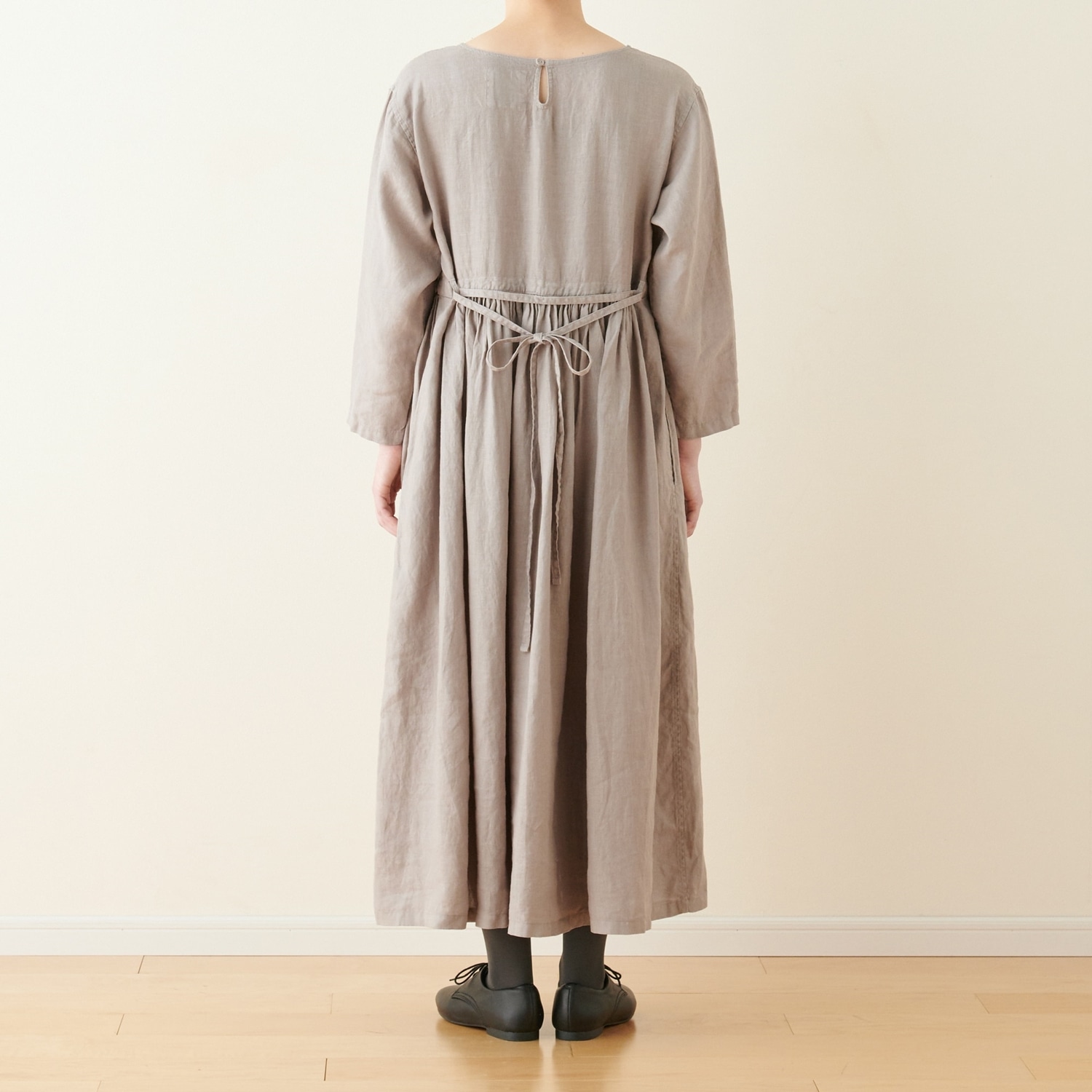 POOL いろいろの服 ギャザーワンピース ブラウン|ワンピース|IDEE POOL いろいろの服 ギャザーワンピース ブラウン|ワンピース|IDEE