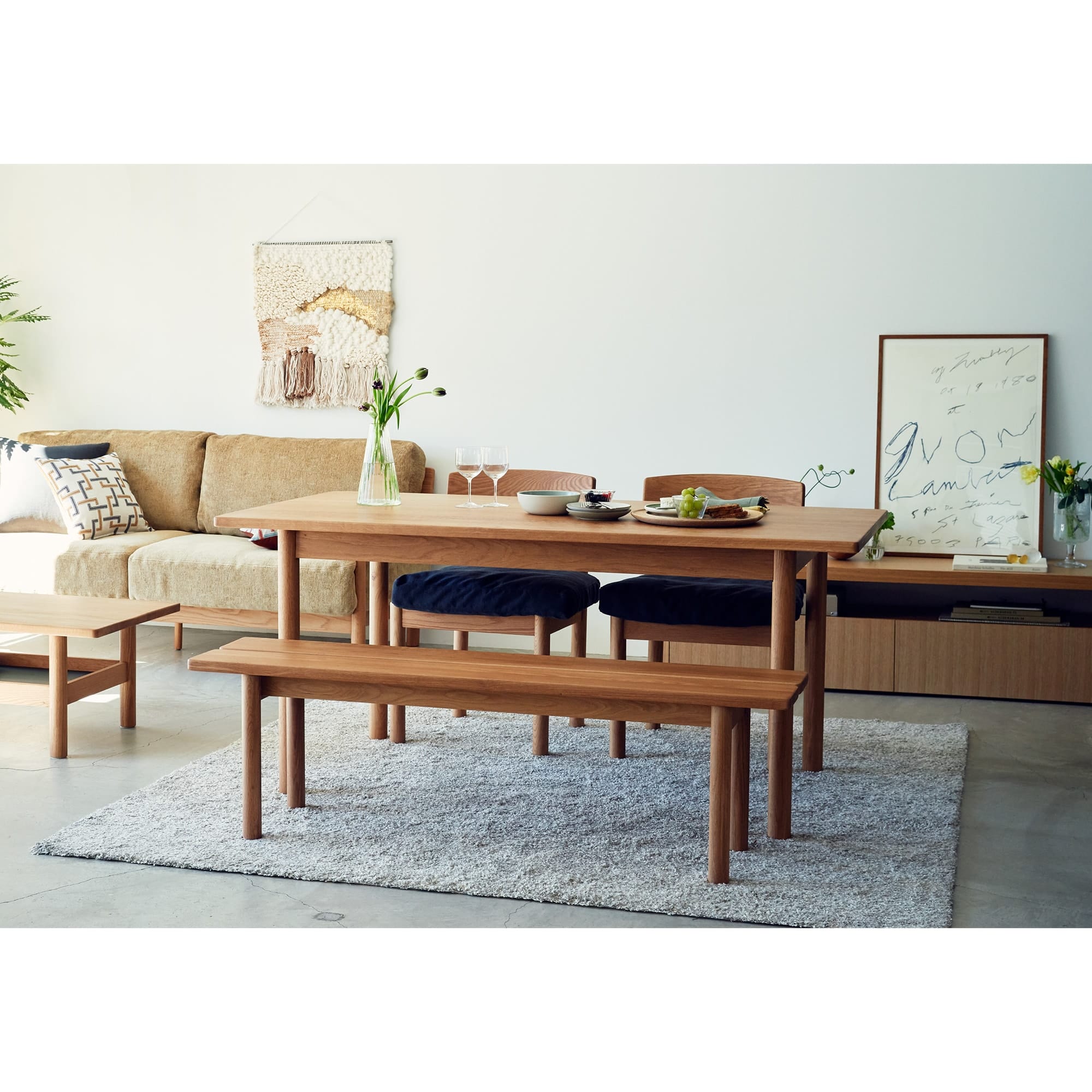 DIMANCHE DINING TABLE 1600｜ダイニングテーブル｜IDEE SHOP Online