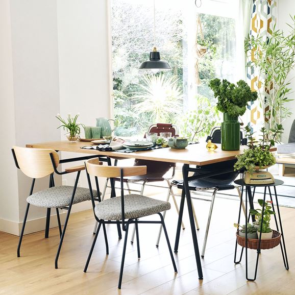 在庫品】DJANGO ARM CHAIR Black frame × Gray|リビング・ダイニング