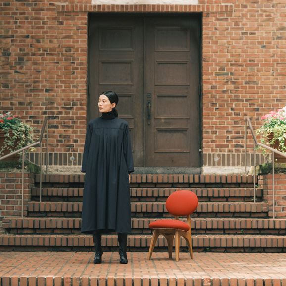 The Daphne Dress - Navy Cotton