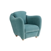 MINI MILLER ARM CHAIR Blue Gray