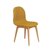 COCHONNET CHAIR  MUSTARD Natural Legs