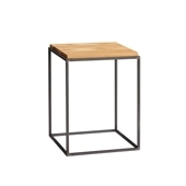 FRAME SIDE TABLE OAK TOP