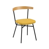 y݌ɕizFERRET CHAIR Black frame × Saffron