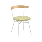 y݌ɕizFERRET CHAIR White frame × Basil