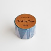 【IDEE TOKYO限定】柚木沙弥郎デザイン IDEE マスキングテープ ライン グリーンブルー 30mm