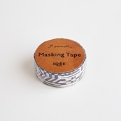 【IDEE TOKYO限定】柚木沙弥郎デザイン IDEE マスキングテープ シマウマ ブラウン 15mm