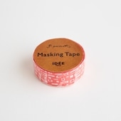 【IDEE TOKYO限定】柚木沙弥郎デザイン IDEE マスキングテープ ブロック オレンジ 15mm