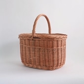 Latvian willow basket L