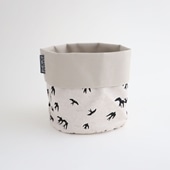 INDIGI DESIGNS Basket small Birds ubN