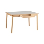 yʌzSTILT TABLE 1200 Pebble Gray