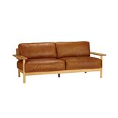 y݌ɕizDIMANCHE SOFA (3) Leather Premium Marron