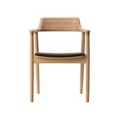 y󒍐Yiz}j؍H HIROSHIMA ARM CHAIR Beech Brown M02