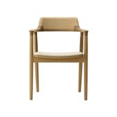 y󒍐Yiz}j؍H HIROSHIMA ARM CHAIR Beech Beige Gray M05