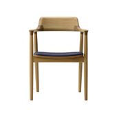 y󒍐Yiz}j؍H HIROSHIMA ARM CHAIR Oak Navy M05