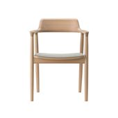 y󒍐Yiz}j؍H HIROSHIMA ARM CHAIR Beech Oil Pale Blue M02