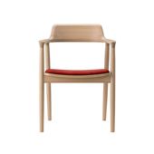 y󒍐Yiz}j؍H HIROSHIMA ARM CHAIR Beech Oil Red M02