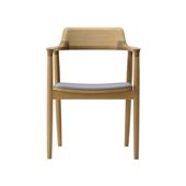 y󒍐Yiz}j؍H HIROSHIMA ARM CHAIR Oak Oil Beige Gray M05