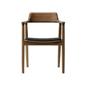 y󒍐Yiz}j؍H HIROSHIMA ARM CHAIR Walnut  Black M02