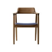 y󒍐Yiz}j؍H HIROSHIMA ARM CHAIR Walnut  Blue M02