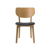 y󒍐Yiz}j؍H ROUNDISH CHAIR WOOD BACK  Oak Black M02