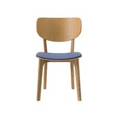 y󒍐Yiz}j؍H ROUNDISH CHAIR WOOD BACK  Oak Blue M02