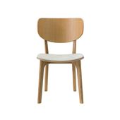 y󒍐Yiz}j؍H ROUNDISH CHAIR WOOD BACK  Oak Pale Blue M02
