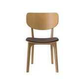 y󒍐Yiz}j؍H ROUNDISH CHAIR WOOD BACK  Oak Brown M02