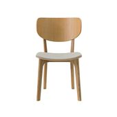 y󒍐Yiz}j؍H ROUNDISH CHAIR WOOD BACK  Oak Gray M02