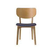 y󒍐Yiz}j؍H ROUNDISH CHAIR WOOD BACK Oak Navy M05