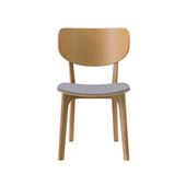 y󒍐Yiz}j؍H ROUNDISH CHAIR WOOD BACK Oak Beige Gray M05