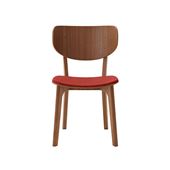 y󒍐Yiz}j؍H ROUNDISH CHAIR WOOD BACK Walnut Red M02