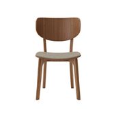 y󒍐Yiz}j؍H ROUNDISH CHAIR WOOD BACK Walnut Light Brown M05