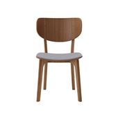 y󒍐Yiz}j؍H ROUNDISH CHAIR WOOD BACK Walnut Gray M05