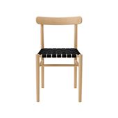 y󒍐Yiz}j؍H LIGHTWOOD CHAIR WEBBING SEAT Oak Black
