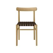 受注生産品】マルニ木工 LIGHTWOOD CHAIR WEBBING SEAT Oak Dark brown