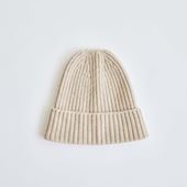 H& by POOL Cashmere Knitted Hat Beige