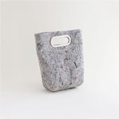 Hender Scheme Recycled felt hole bag small ~bNXO[