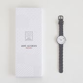 【数量限定】Arne Jacobsen × mina perhonen 腕時計 STATION φ34mm グレー