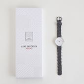 【数量限定】Arne Jacobsen × mina perhonen 腕時計 BANKERS φ34mm グレー