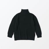 H& by POOL Wool Turtle-neck Sweater Black