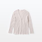 H& by POOL Cotton Rib cardigan Regular Graige