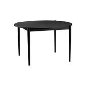 NOVA DINING TABLE ROUND 1200 Black×Linoleum top