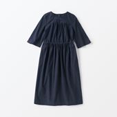 H& by POOL Front Gathered One-Piece Navy