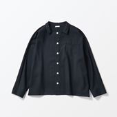 H& by POOL Wide Shirt (LS)Dark Blue